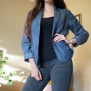 Chambray Blazer NWT